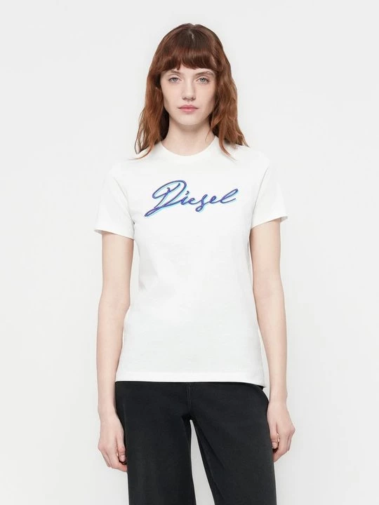 Foto van product T-shirt print Diesel wit