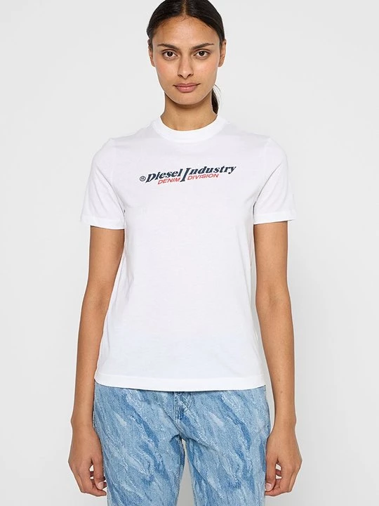 Foto van product T-shirt print Diesel wit