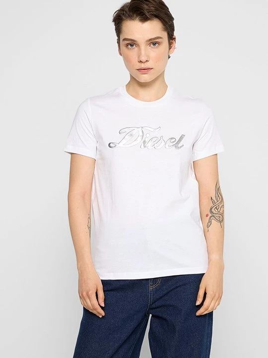 Foto van product T-shirt print Diesel wit