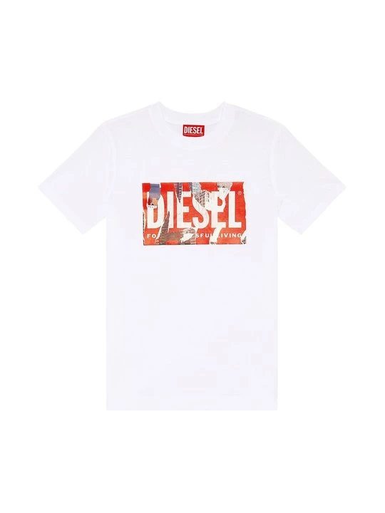 Foto van product T-shirt print Diesel wit