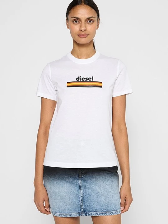 Foto van product T-shirt print Diesel wit