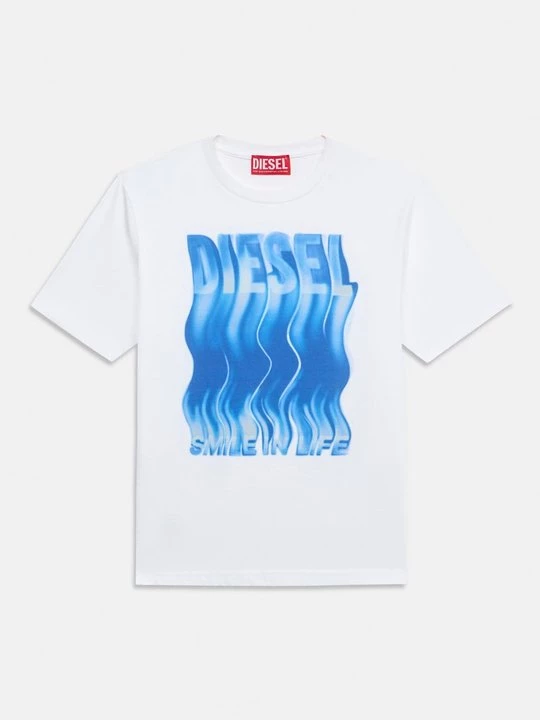 Foto van product T-shirt print Diesel wit