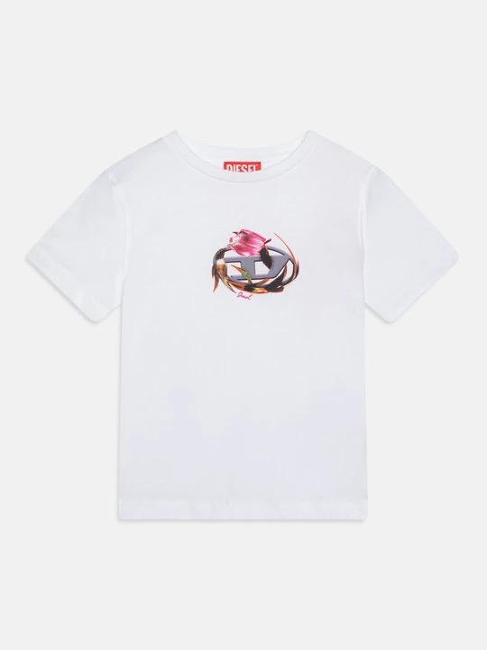 Foto van product T-shirt print Diesel wit