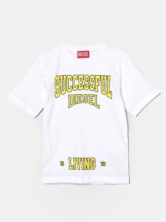 Foto van product T-shirt print Diesel wit