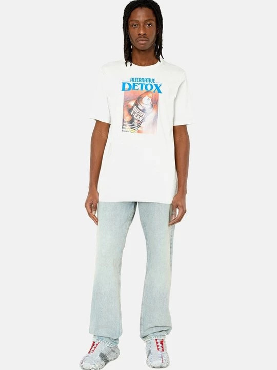 Foto van product T-shirt print Diesel wit