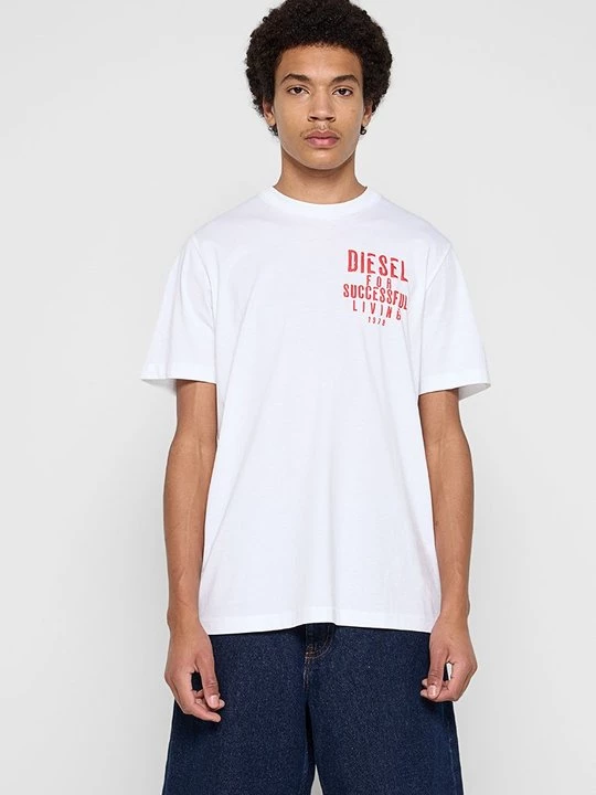 Foto van product T-shirt print Diesel wit