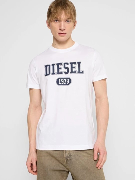 Foto van product T-shirt print Diesel wit