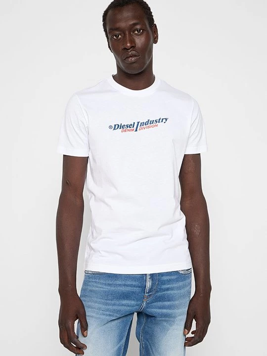 Foto van product T-shirt print Diesel wit