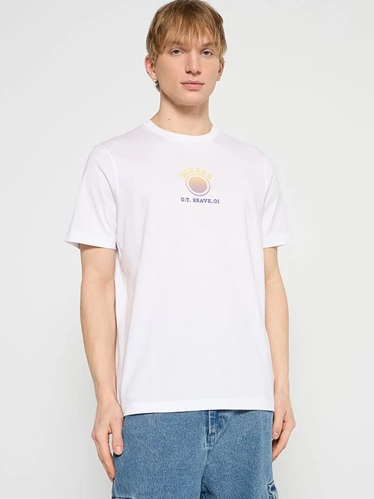 Foto van product T-shirt print Diesel wit