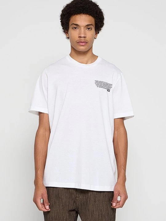 Foto van product T-shirt print Diesel wit