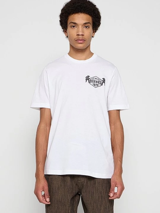 Foto van product T-shirt print Diesel wit