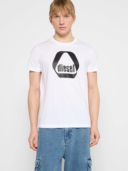 Foto van product T-shirt print Diesel wit