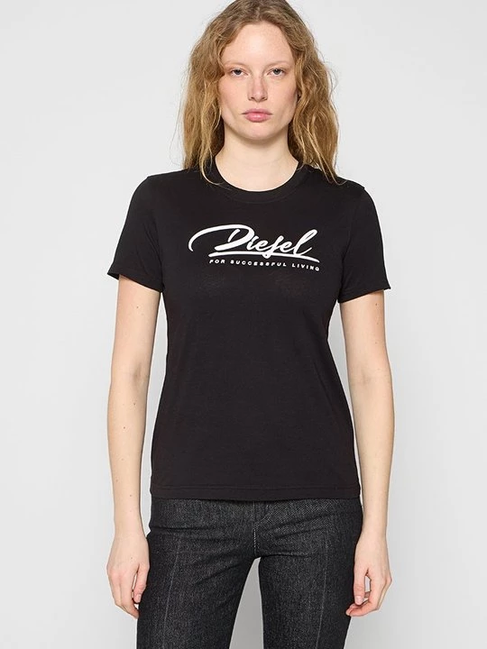 Foto van product T-shirt print Diesel zwart