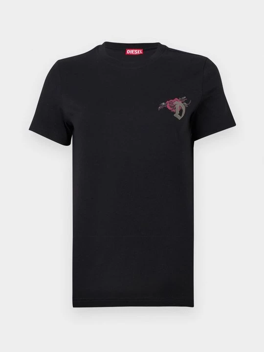 Foto van product T-shirt print Diesel zwart