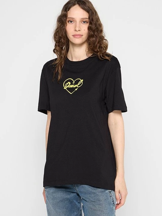 Foto van product T-shirt print Diesel zwart