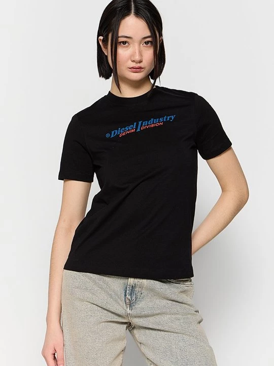 Foto van product T-shirt print Diesel zwart