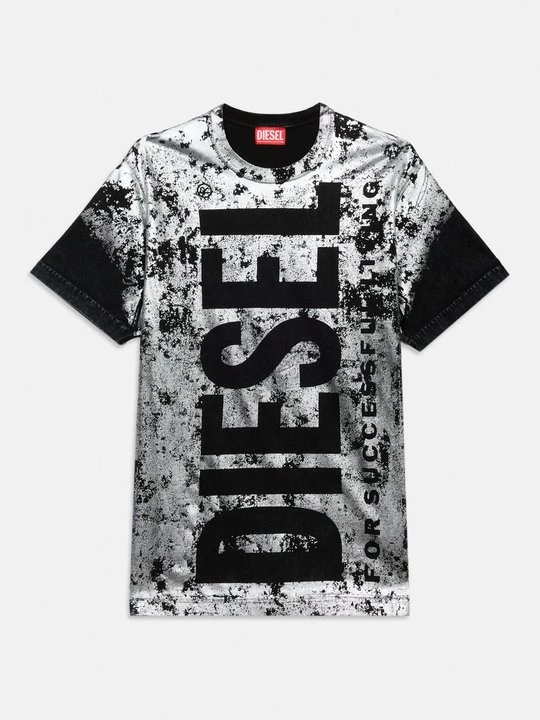 Foto van product T-shirt print Diesel zwart