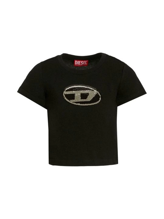 Foto van product T-shirt print Diesel zwart