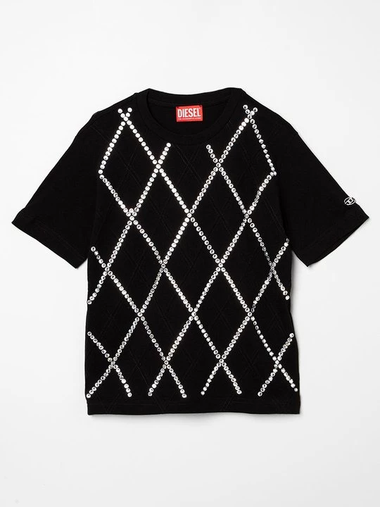 Foto van product T-shirt print Diesel zwart