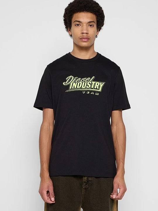 Foto van product T-shirt print Diesel zwart