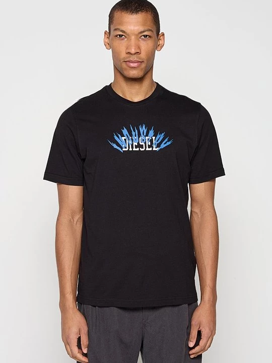 Foto van product T-shirt print Diesel zwart