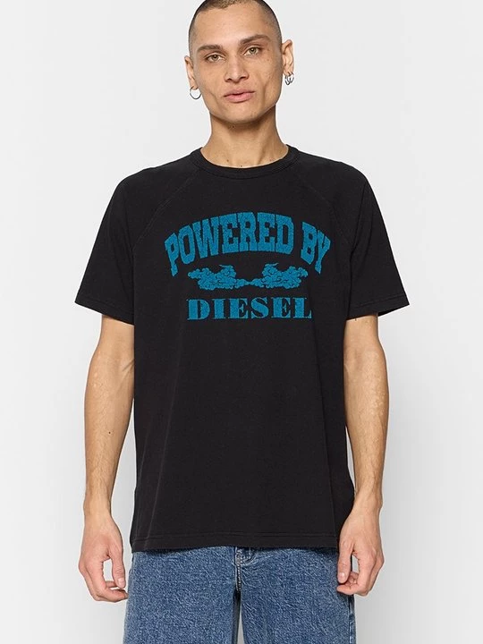 Foto van product T-shirt print Diesel zwart
