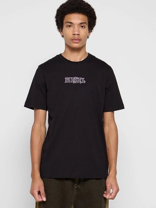 Foto van product T-shirt print Diesel zwart