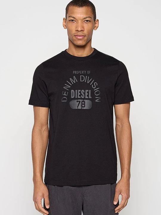 Foto van product T-shirt print Diesel zwart