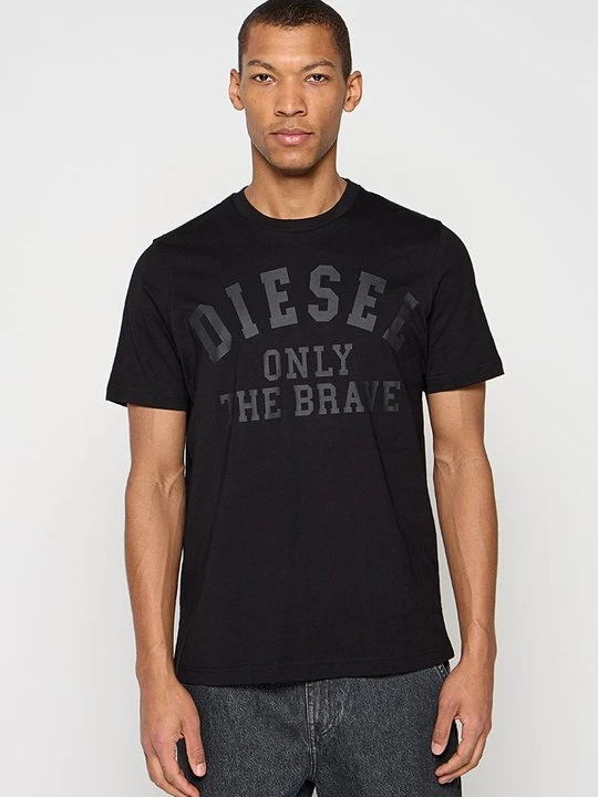 Foto van product T-shirt print Diesel zwart