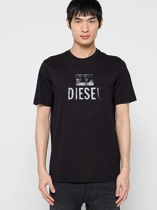 Foto van product T-shirt print Diesel zwart