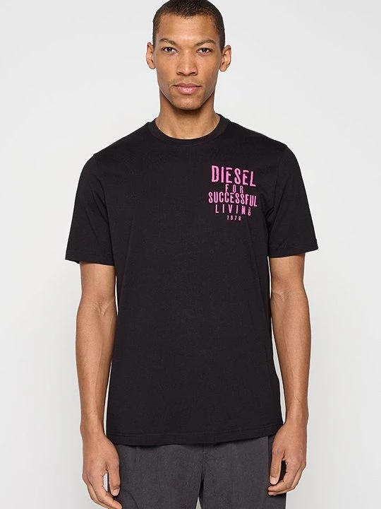 Foto van product T-shirt print Diesel zwart