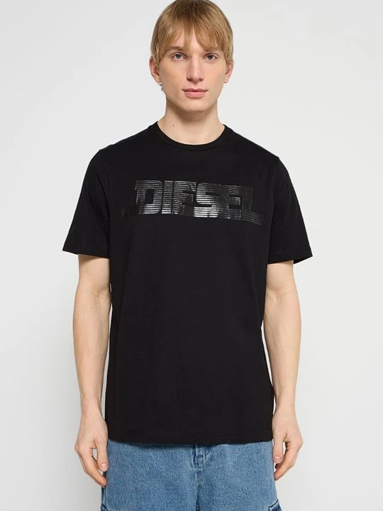 Foto van product T-shirt print Diesel zwart