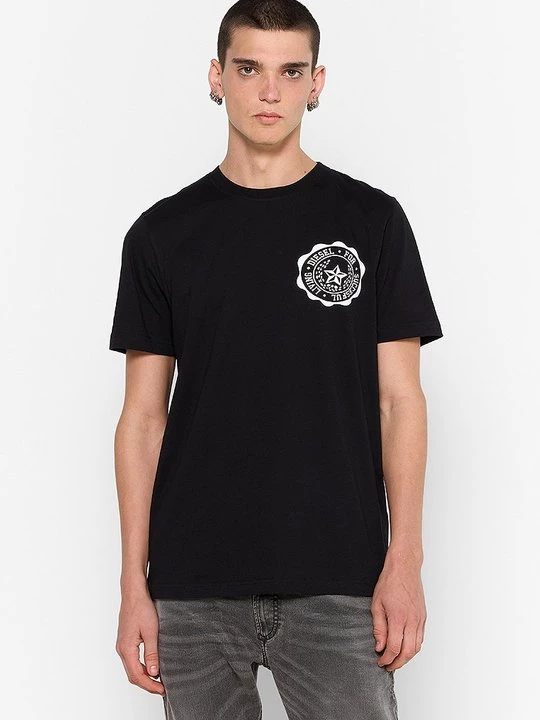 Foto van product T-shirt print Diesel zwart
