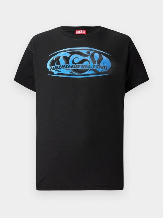 Foto van product T-shirt print Diesel zwart
