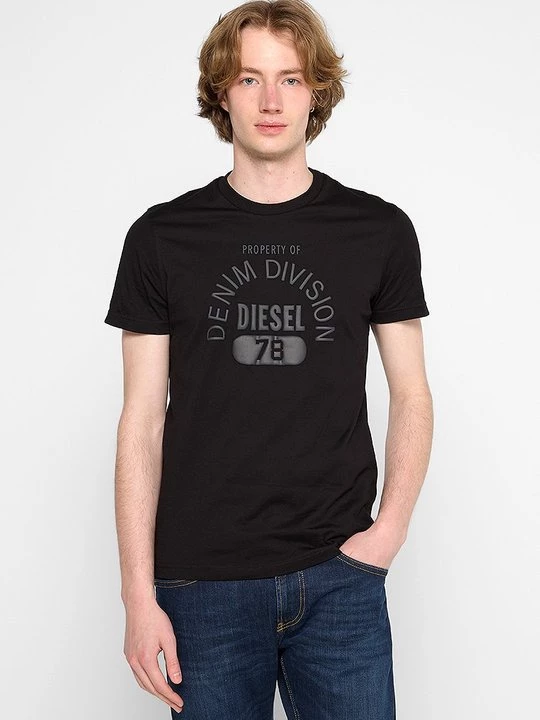 Foto van product T-shirt print Diesel zwart