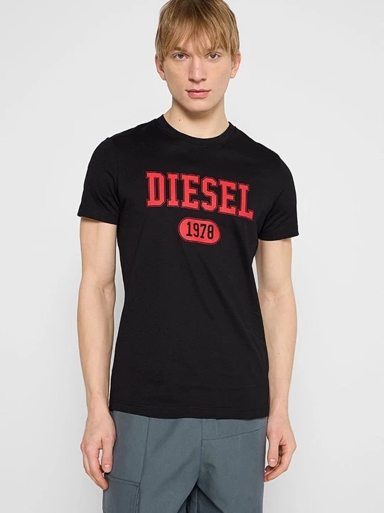 Foto van product T-shirt print Diesel zwart