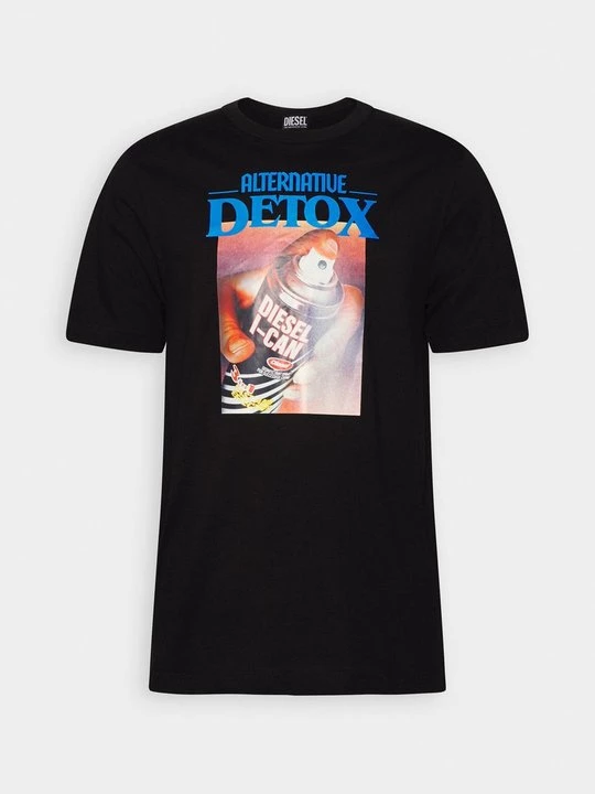 Foto van product T-shirt print Diesel zwart