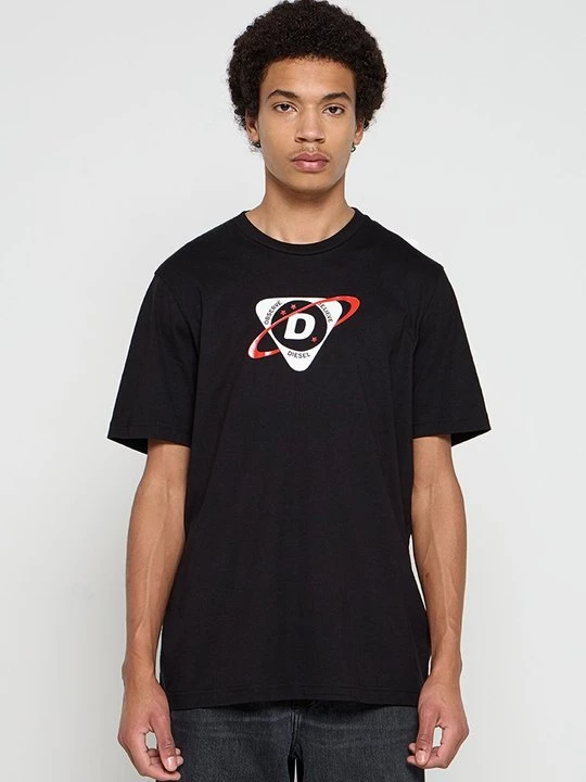 Foto van product T-shirt print Diesel zwart