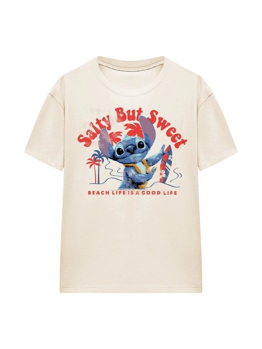 Foto van product T-shirt print Disney crème