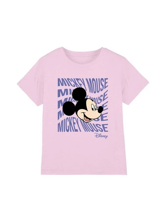 Foto van product T-shirt print Disney donkerroze