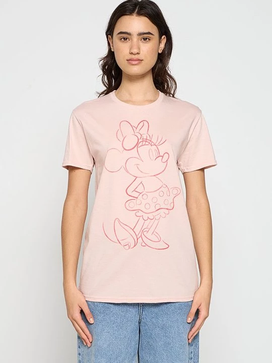 Foto van product T-shirt print Disney roze