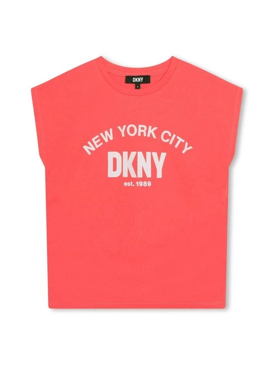 Foto van product T-shirt print DKNY oranje