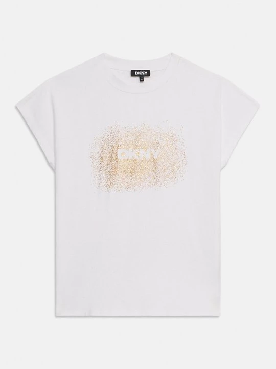 Foto van product T-shirt print DKNY wit