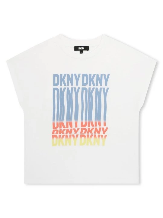 Foto van product T-shirt print DKNY wit