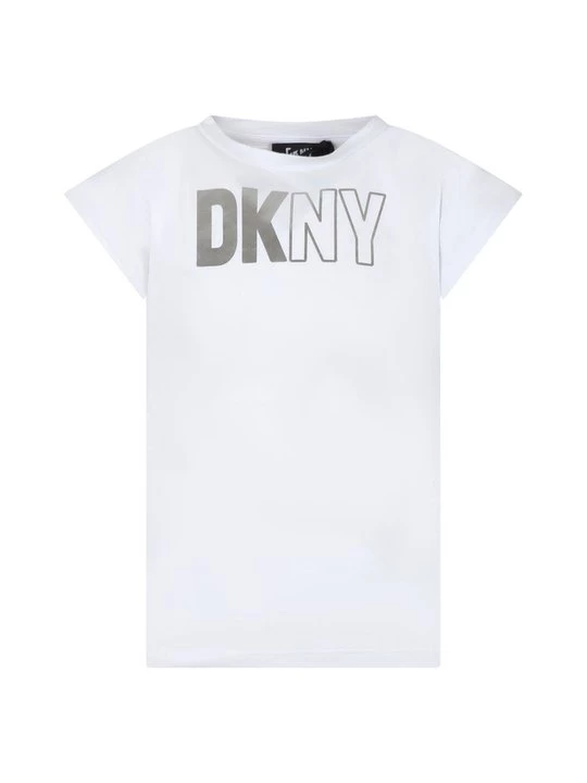Foto van product T-shirt print DKNY wit