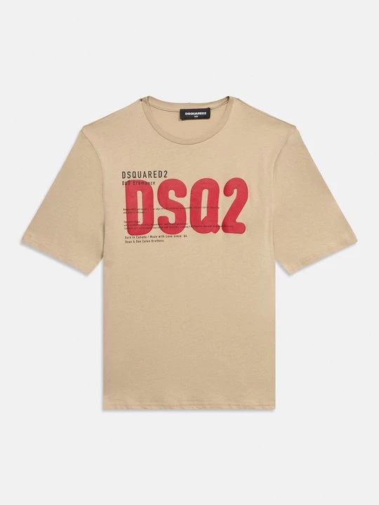 Foto van product T-shirt print Dsquared2 beżowy