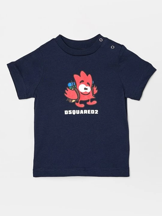 Foto van product T-shirt print Dsquared2 donkerblauw
