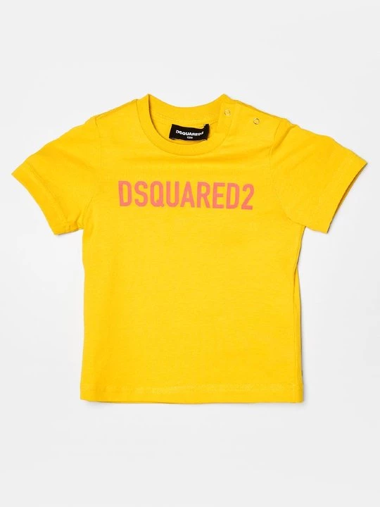 Foto van product T-shirt print Dsquared2 geel