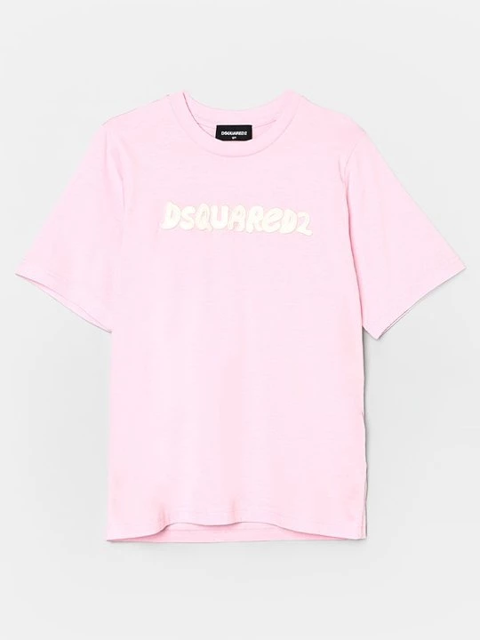 Foto van product T-shirt print Dsquared2 roze