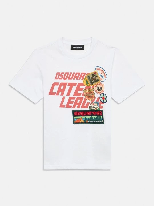 Foto van product T-shirt print Dsquared2 wit